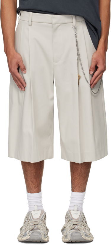 Kratke hlače Alexander Wang Alexander Wang Chain Tailored Shorts Bež | 6WC3254097, 0