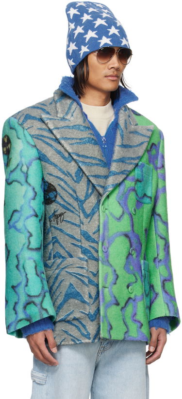 Jakna ERL ERL Printed Blazer Zelena | ERL07J032, 1