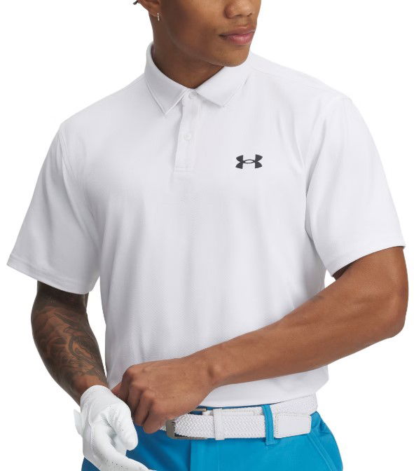 Polo majica Under Armour UA T2G Pique Polo Shirt Bela | 1390123-100, 0