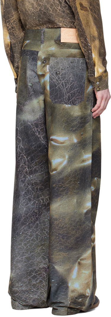 Kavbojke Serapis Serapis Golden Hour Printed Jeans Rjava | SS25_DE_1W, 2