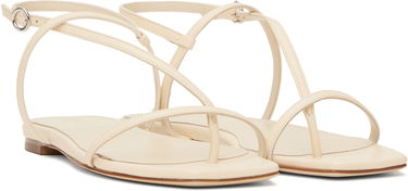 Modni dodatki Aeyde Aeyde Ella Leather Toe-Post Sandals Bež | A11-FS-BERS8MFL-0121-100-007, 3