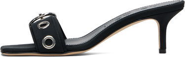 Nega čevljev Aeyde Aeyde Ilvy Eyelet Grosgrain Mules Črna | A11-HS-GAIS55TB188-SS25-800-069, 2