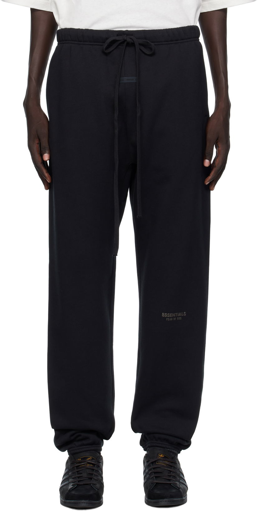 Trenirka Fear of God Fear of God ESSENTIALS Vintage Fleece Sweatpants Črna | 130SP258040F