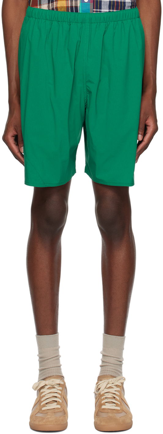 Kratke hlače BEAMS BEAMS PLUS Drawstring Shorts Zelena | 38250019791
