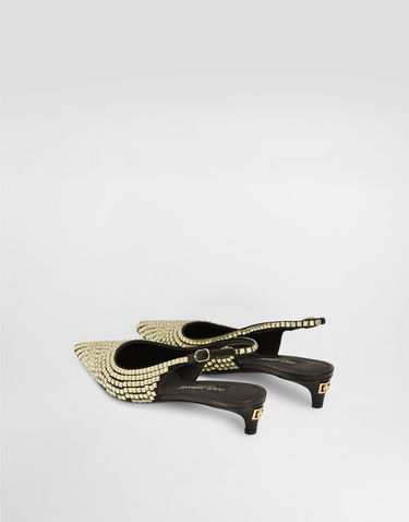 Superge in čevlji Dolce & Gabbana Calfskin Slingbacks Večbarvna | CG0826A6A028E831, 2