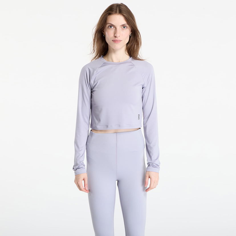 Majica On Running T-shirt On Studio Long Tee Crop Purple Lila | 1WF12430174