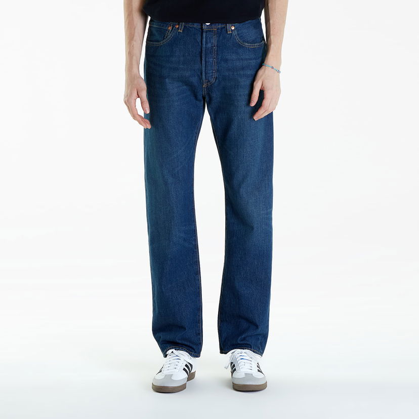 Hlače in kavbojke Levi's Pánské džíny ® 501® Original Jeans Modrá Mornarica | 00501-3522