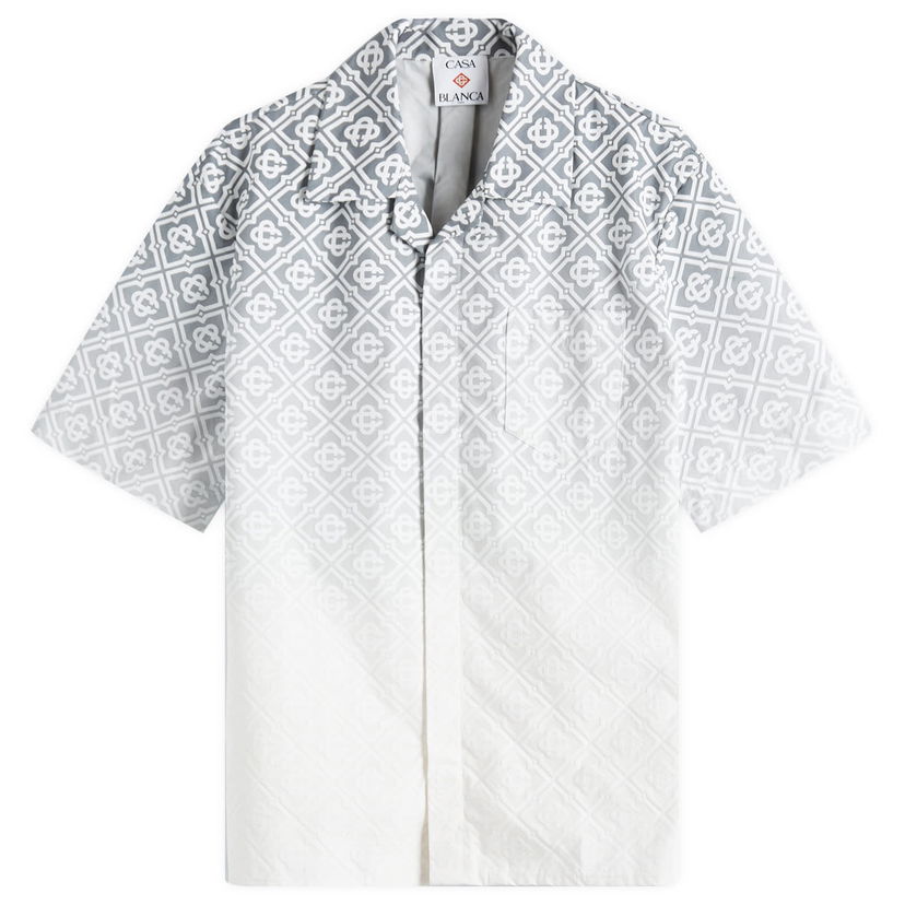 Srajce Casablanca Casablanca Monogram Vacation Shirt, Size Large Siva | U-MPS25-SH-167-01