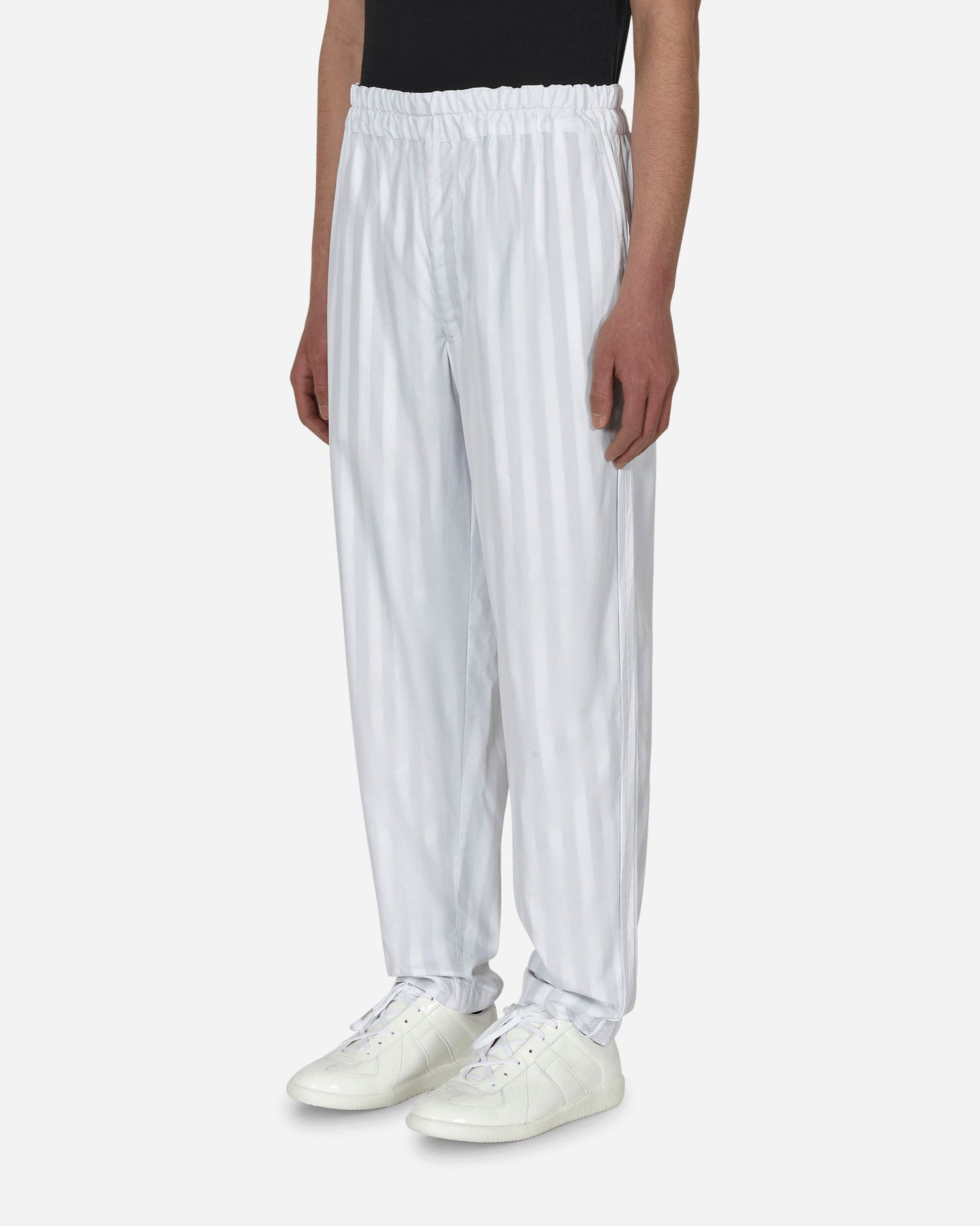 Hlače Comme des Garçons Stripe Trousers Bela | FI-P013 1, 1