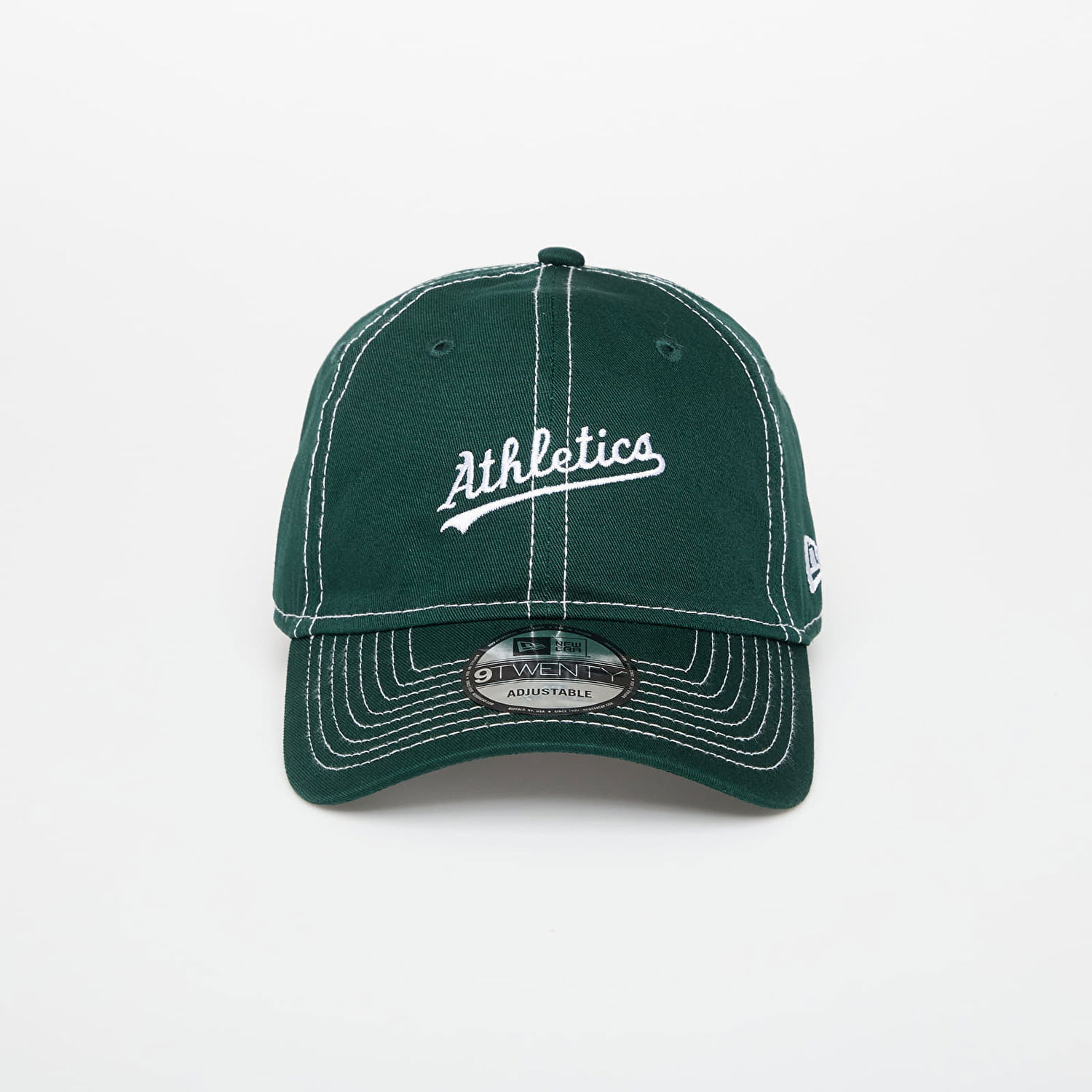 Kapa New Era Oakland Athletics 9TWENTY Contrast Stitch Adjustable Cap Zelena | 60691235, 0