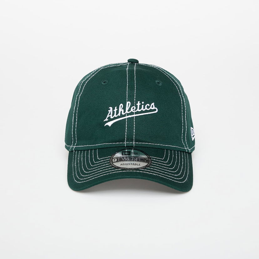 Kapa New Era Oakland Athletics 9TWENTY Contrast Stitch Adjustable Cap Zelena | 60691235
