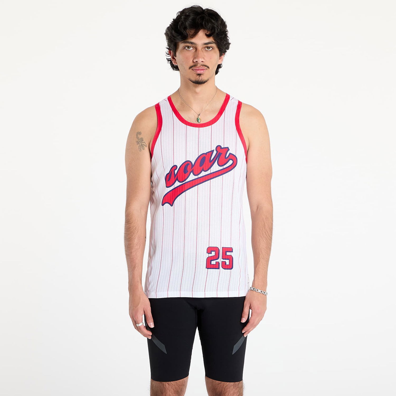 Majica brez rokavov Soar Running SOAR American Race Vest Bela | SS25-SV6M-WHI/RED, 0