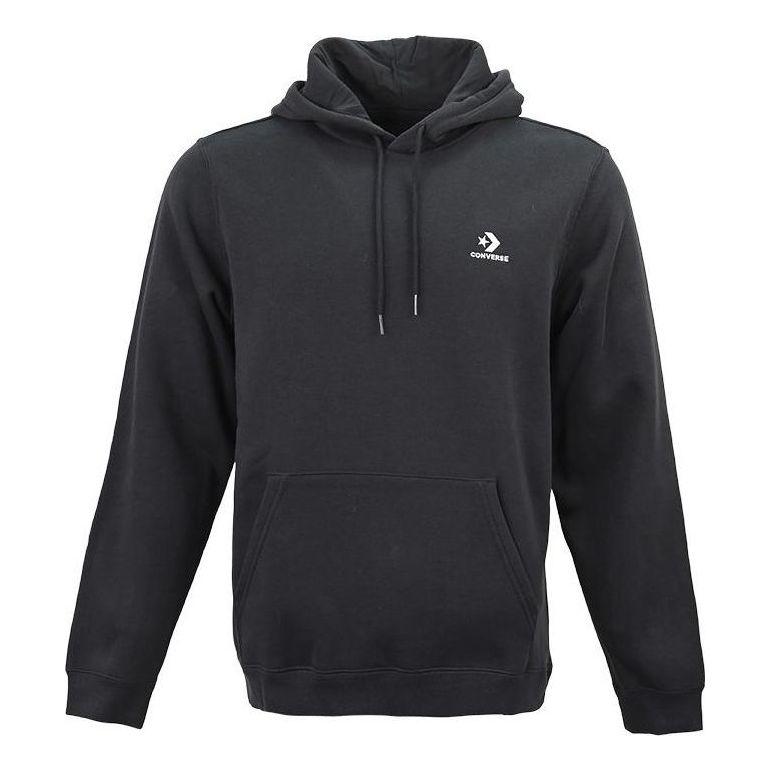 Pulover Converse Embroidered Star Chevron Standard Fit Hoodie Črna | 10024509-A02