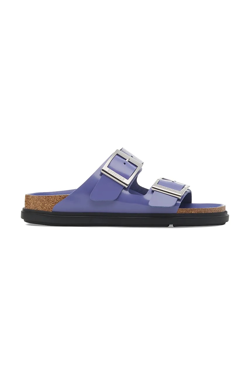 Superge in čevlji Birkenstock Birkenstock Arizona Droplet Buckle Slides Lila | 1029400, 0