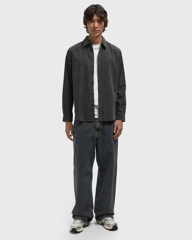 Srajce Samsoe Samsoe SALIAM NX Corduroy Button-Up Shirt Siva | M10000028-BLACK-OYSTER, 2