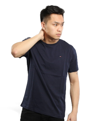 Majica Tommy Hilfiger Cotton Tee Icon Mornarica | 2S87904671 416