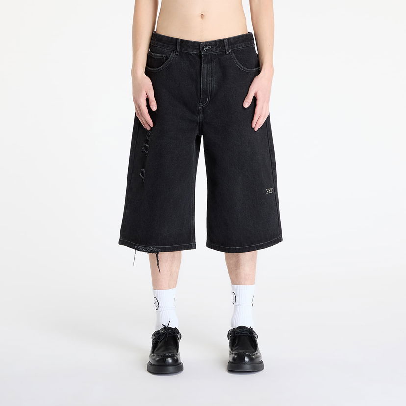 Kratke hlače Footshop FTSHP Walking Art II Jorts Črna | FTSHP_405