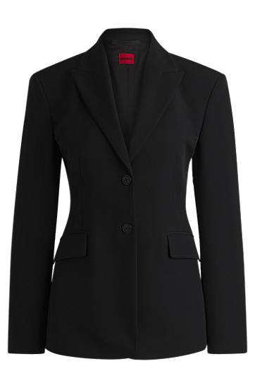 Jakna BOSS Stretch Regular-Fit Blazer Črna | 50533901