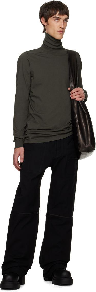 Pleteni pulover Rick Owens Rick Owens Concordians Surf Turtleneck Zelena | RU02E1286 JA, 3