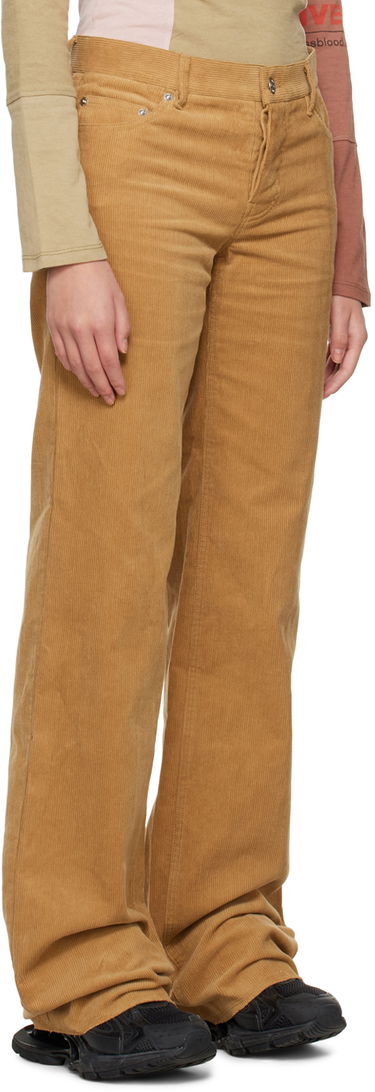 Hlače We11done We11done Wide Corduroy Trousers Rjava | WD-PT3-22-287-W-CM, 1