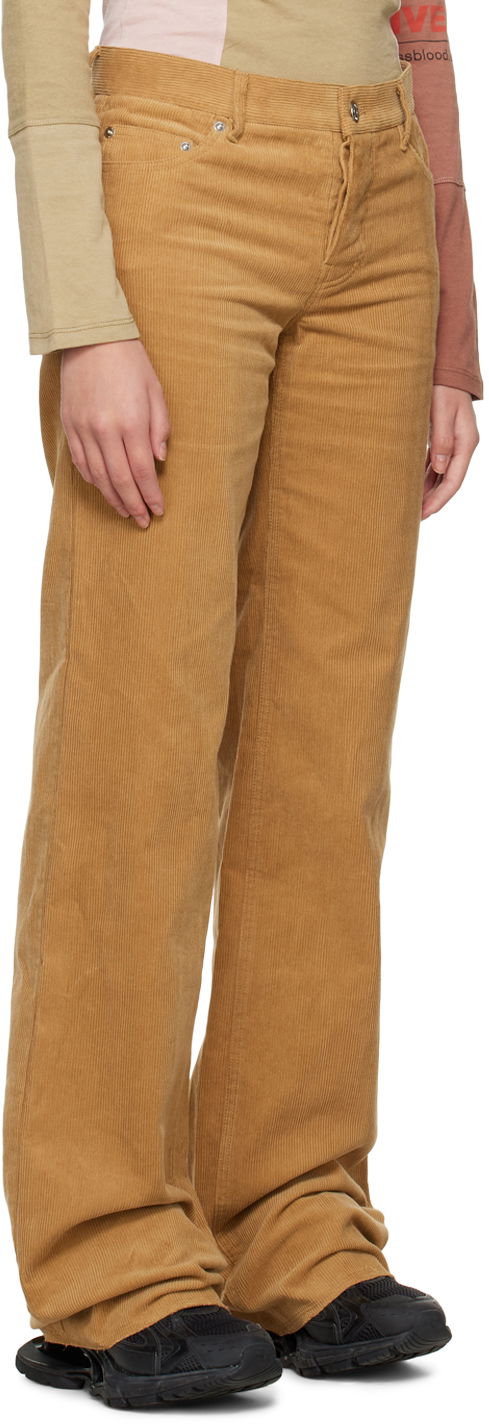 Hlače We11done We11done Wide Corduroy Trousers Rjava | WD-PT3-22-287-W-CM, 1