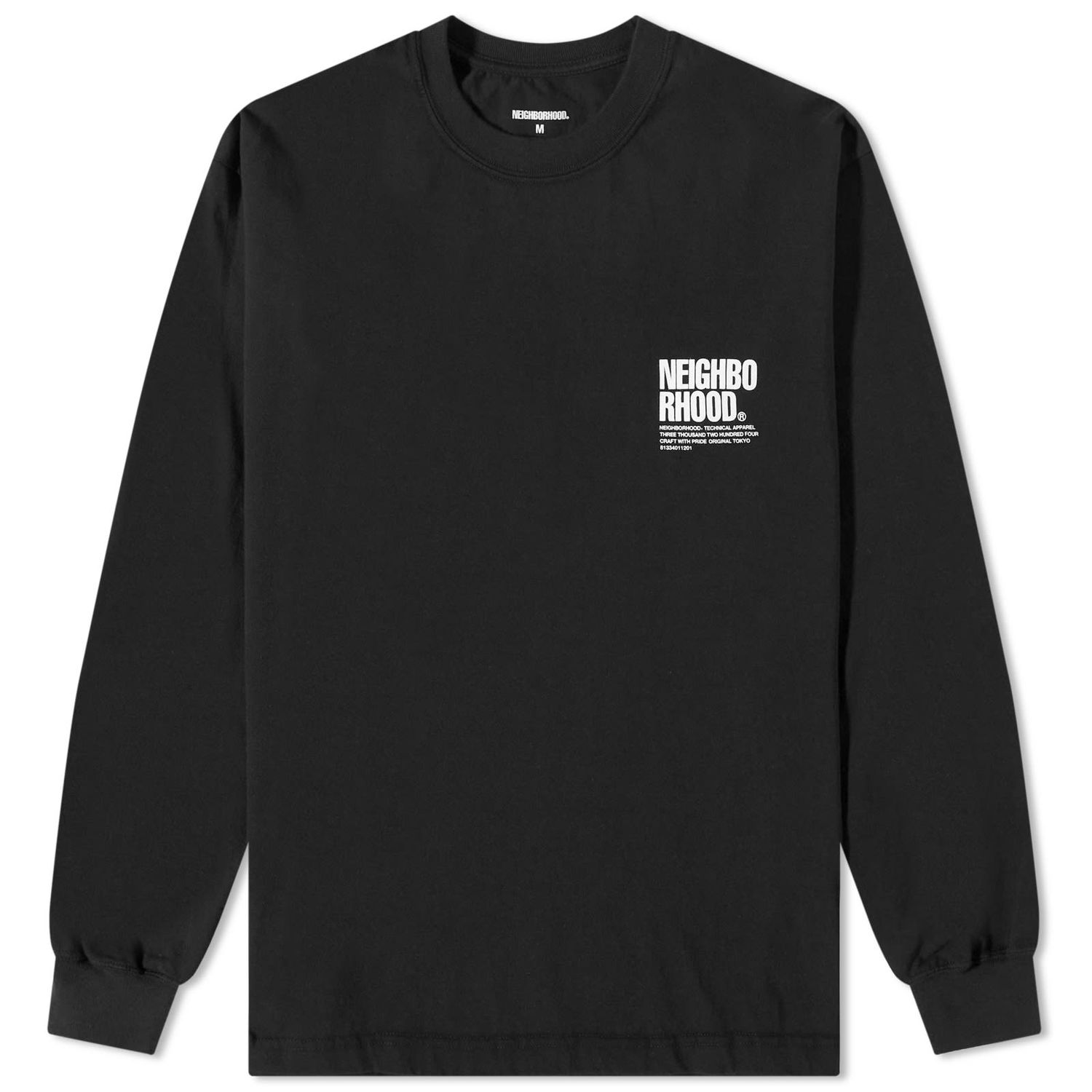 Majica Neighborhood NH-2 Tee Črna | 231PCNH-LT02-BLK, 0