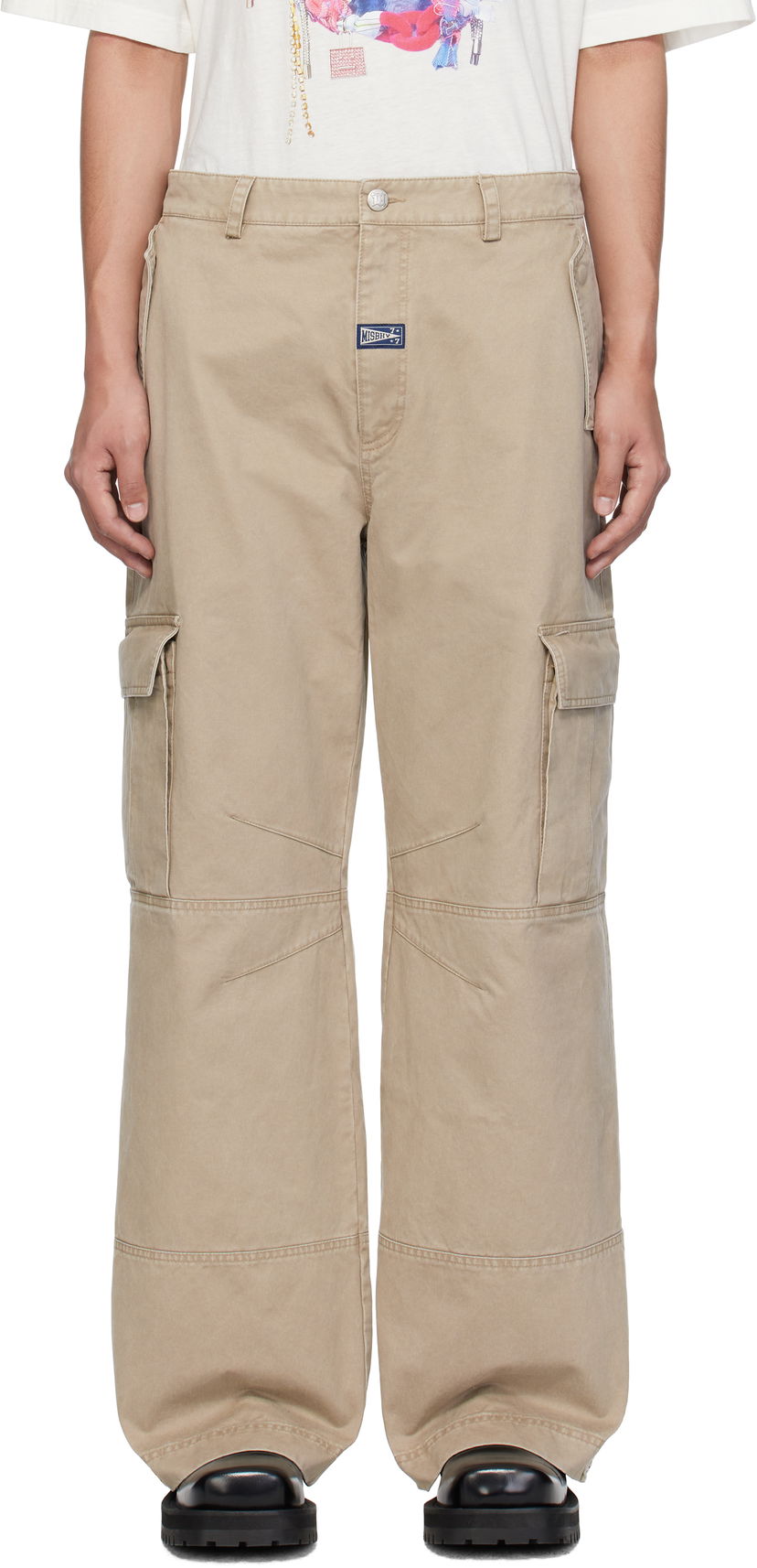 Cargo hlače MISBHV MISBHV Perfect Cargo Pants Bež | 250M307