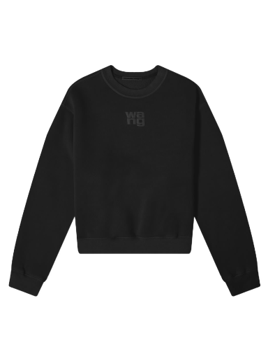 Pulover Alexander Wang Essential Crew Sweat Črna | 4CC3221360-001