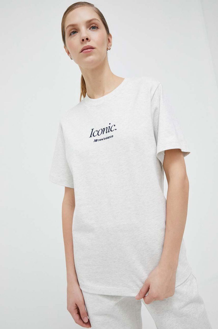 Majica New Balance t-Shirt Bela | WT31551SAH