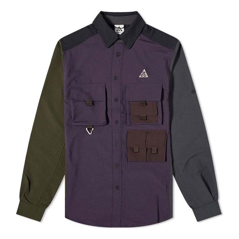 Srajce Nike ACG ACG Cargo Long Sleeve Shirt Lila | DB1013-070