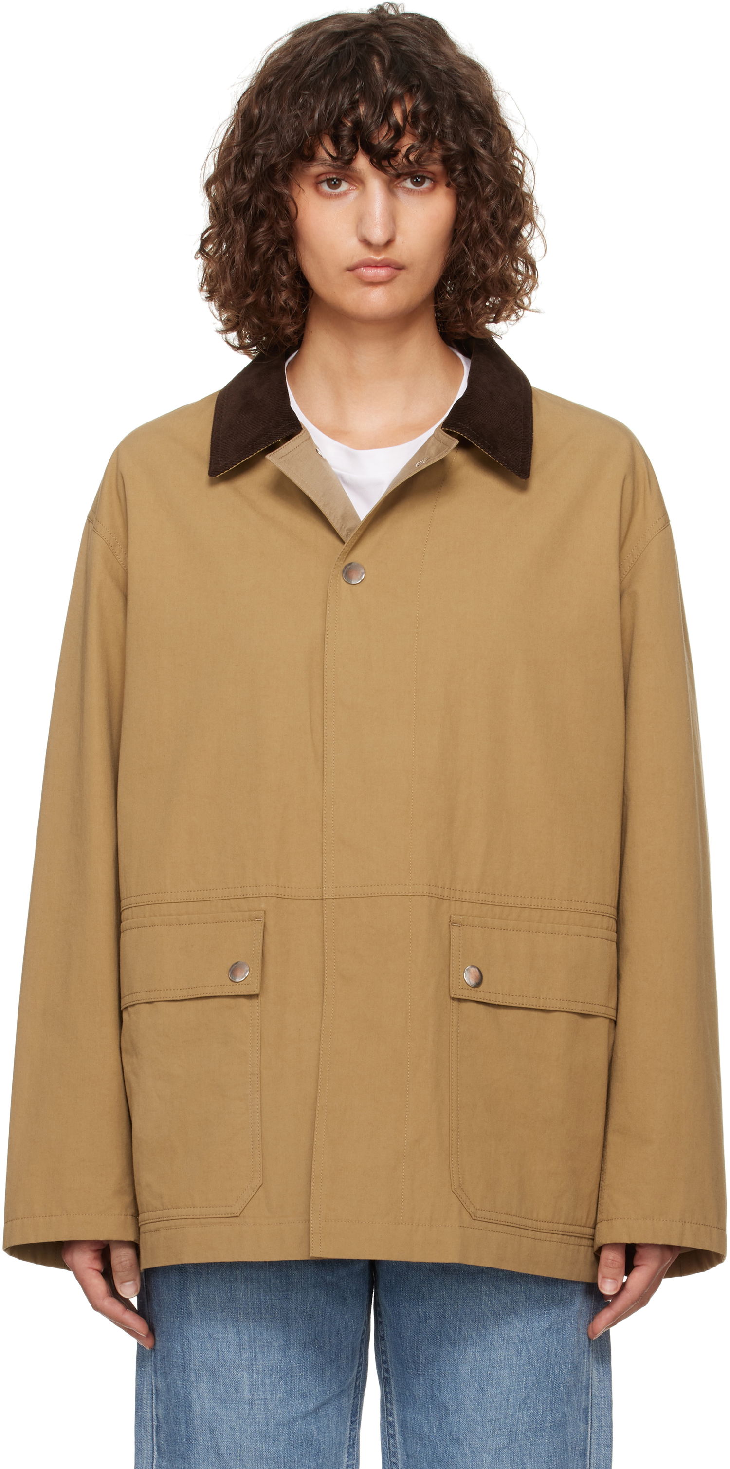 Jakna The Row The Row Frank Chore Jacket Bež | 7961-W3562, 0
