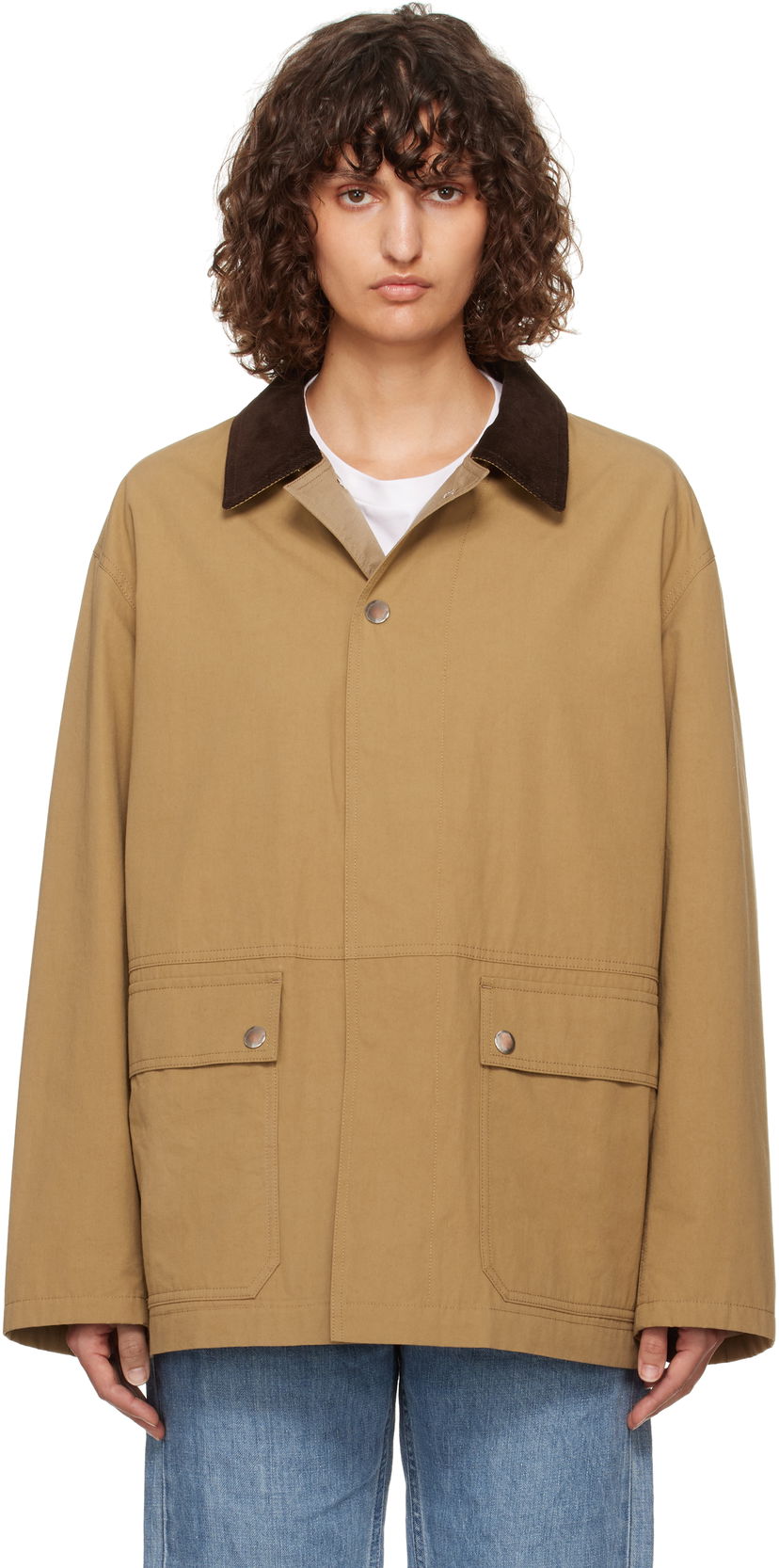 Jakna The Row The Row Frank Chore Jacket Bež | 7961-W3562