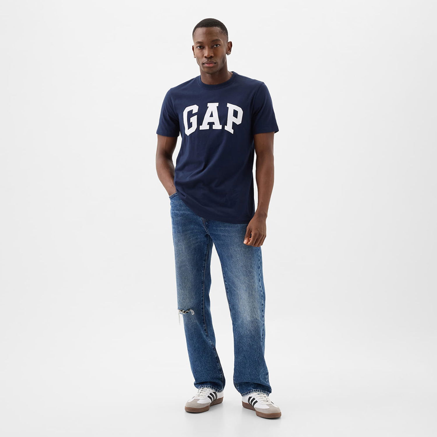 Majica GAP Basic Logo Tee Tapestry Navy Mornarica | 856659-04, 1