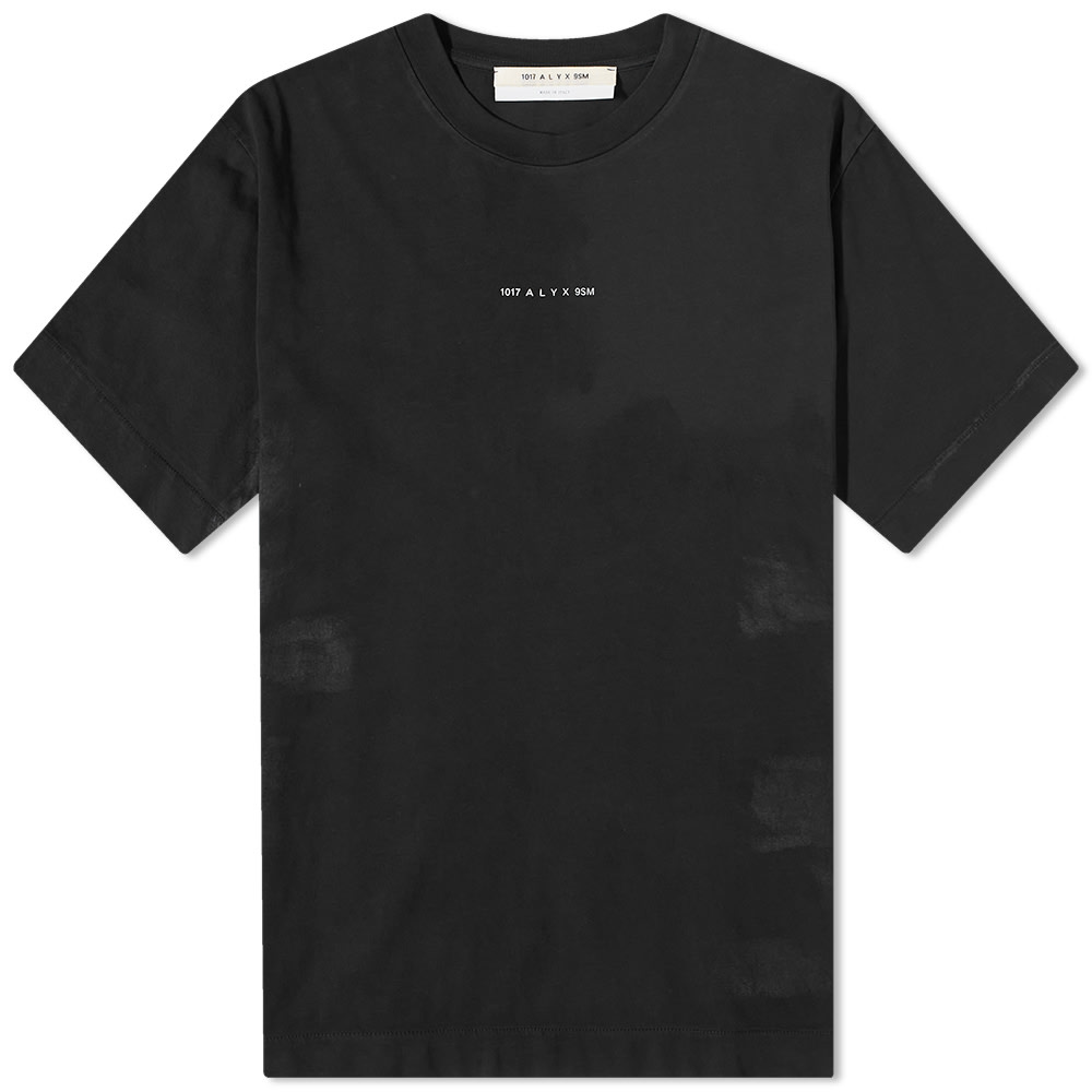 Majica 1017 ALYX 9SM END. x 'Neon' Treated Logo Tee Črna | AXMTS0405FA01-BLK0001, 0