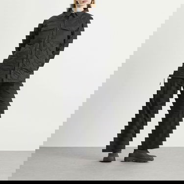 Jakna TAION Quilted Zip Over Shirt Črna | TAION-109SHML-1-BLK, 4