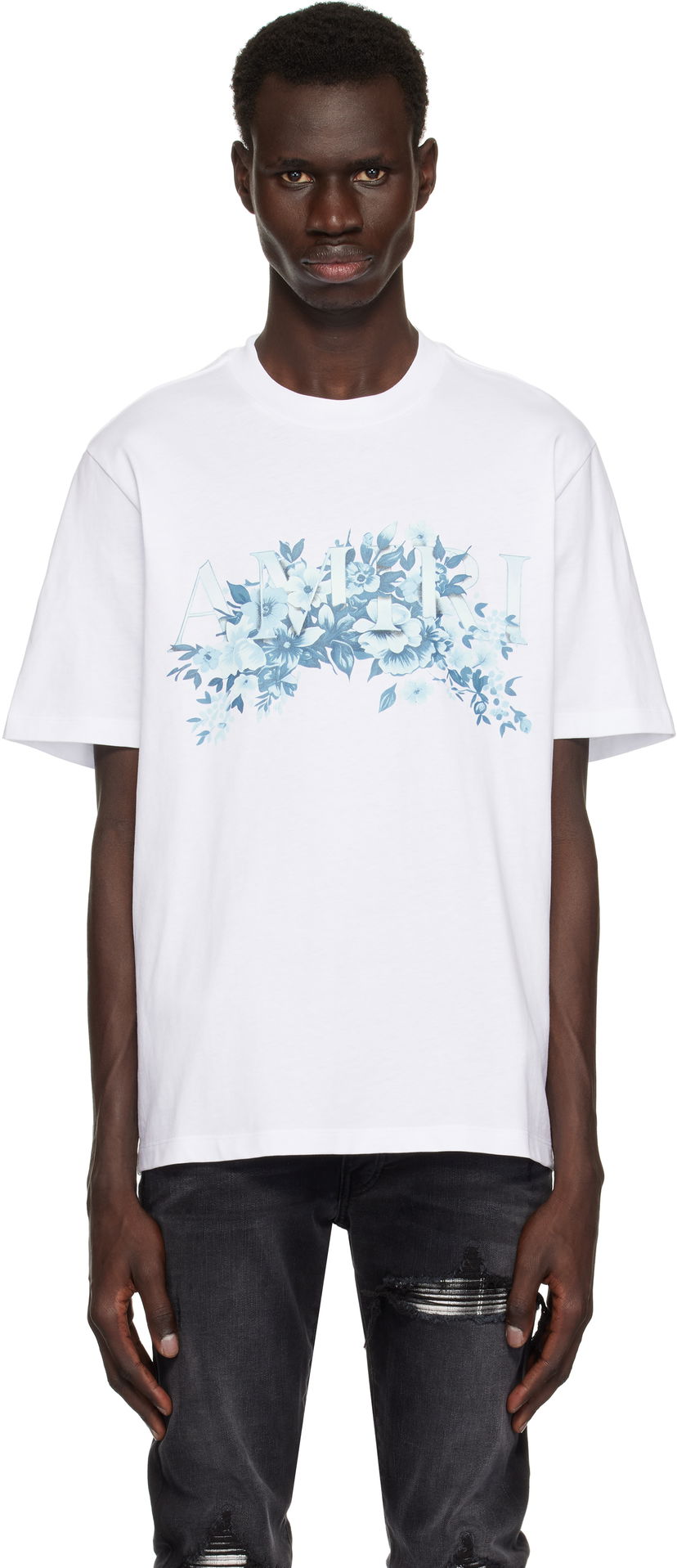 Majica AMIRI AMIRI 'Amiri' Garden T-Shirt Bela | AMJYTE1192