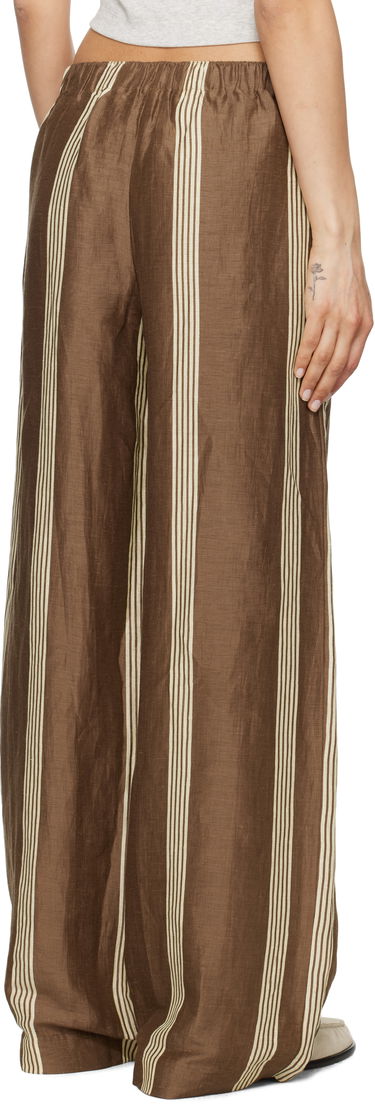 Hlače rag & bone rag & bone Olivia Linen Trousers Rjava | WAW25S70219321, 2