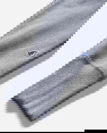 Pulover Champion Made in USA Reverse Weave Zipped Hoodie Siva | 221583 X070, 4
