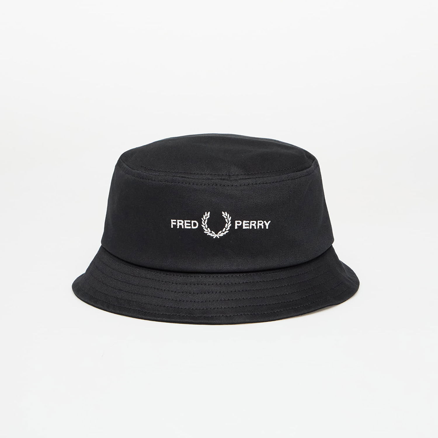 Klobuk Fred Perry Fred Perry Twill Bucket Hat Črna | HW9666 102, 0