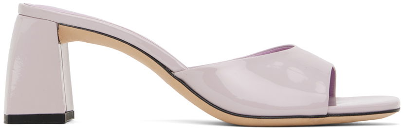Superge in čevlji BY FAR Romy Patent Leather Heels Lila | 23CRROMYMDAWP
