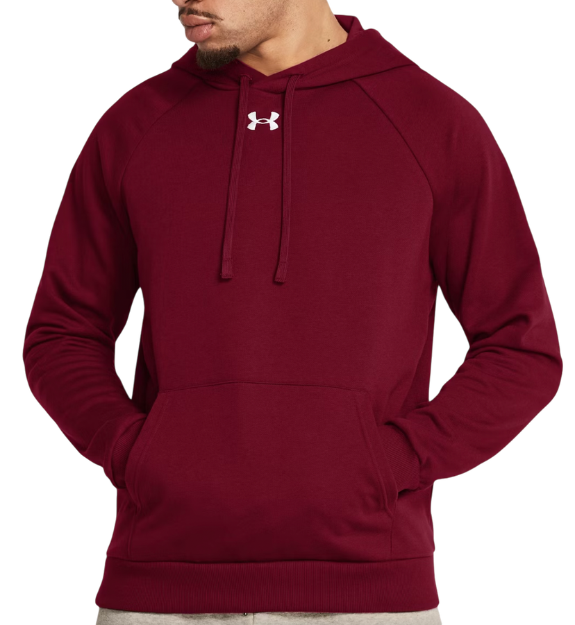 Pulover Under Armour Fleece Hoodie Rdeča | 1379757-625