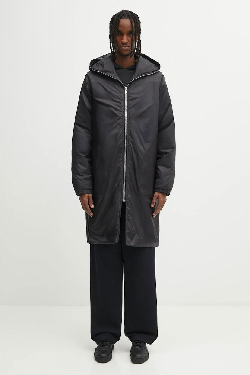 Parka Rick Owens DRKSHDW Sealed Windbreaker Hooded Long Parka Črna | DU02E7973.NP