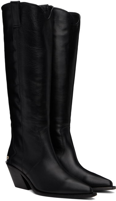 Oblačila Anine Bing ANINE BING Tania Tall Boots Črna | A-14-4142-000, 3