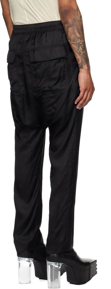 Hlače Rick Owens Rick Owens Concordians Drawstring Trousers Črna | RU02E1380 K, 2