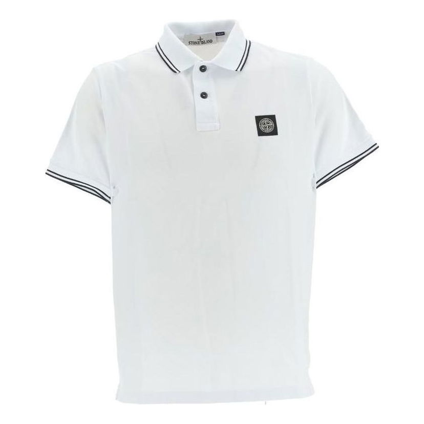 Polo majica Stone Island Polo Shirt Bela | 79152SC18-A1001