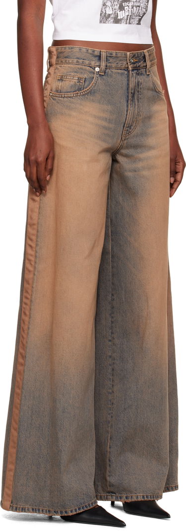 Kavbojke We11done We11done Wide Leg Jeans Rjava | WD-DP2-25-339-W-BG, 1