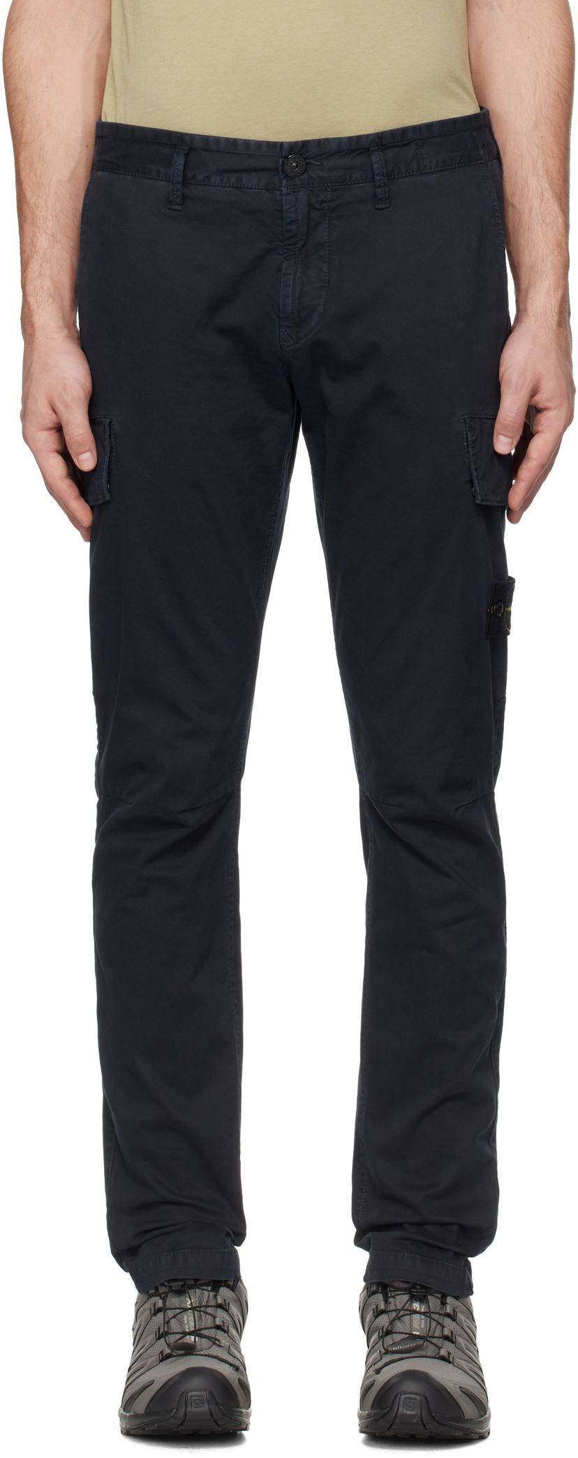 Cargo hlače Stone Island Stone Island 'OLD' Broken Twill Cargo Pants Mornarica | K1S153100306S0004