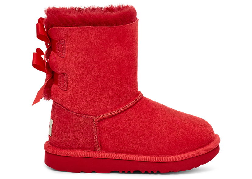 Oblačila UGG Bailey Bow II Boot Samba Red (Toddler) Rdeča | 1017394T-SBR
