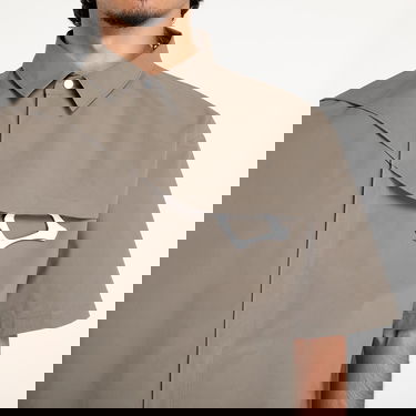 Srajce HELIOT EMIL Nylon Shirt with Carabiner Rjava | HE_M_05_018_P04_DG23, 2