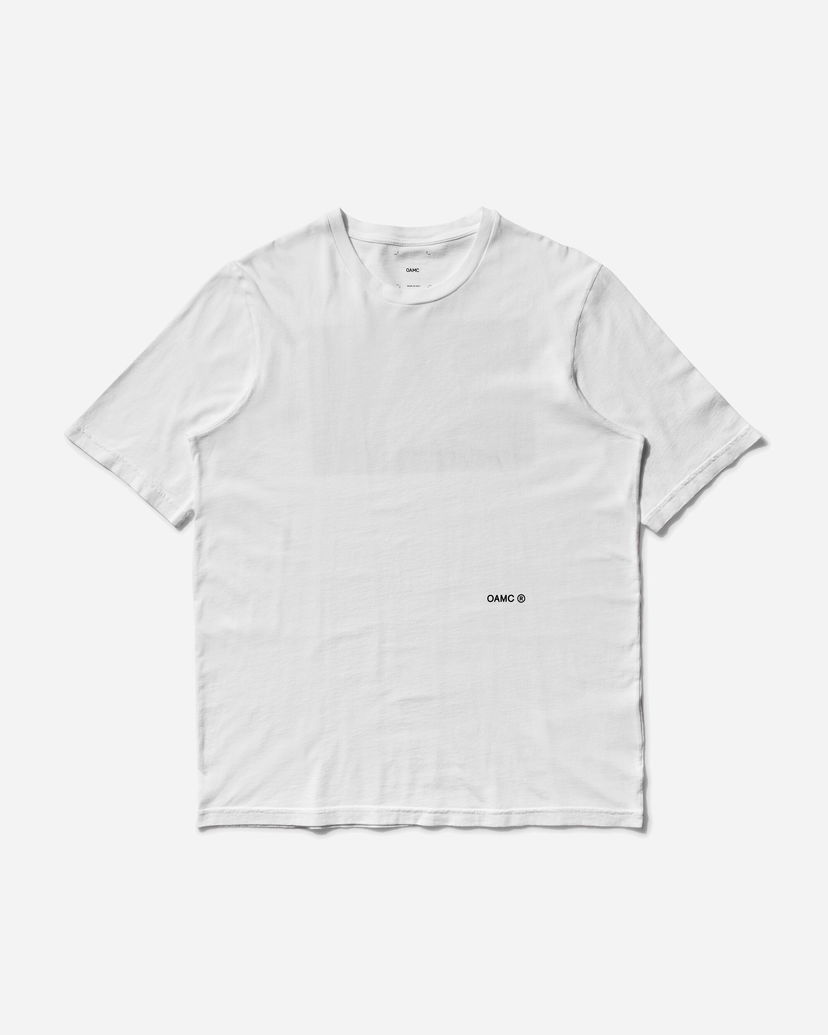 Majica OAMC Printed T-Shirt Bela | OA5SMH02DPJE498001 001